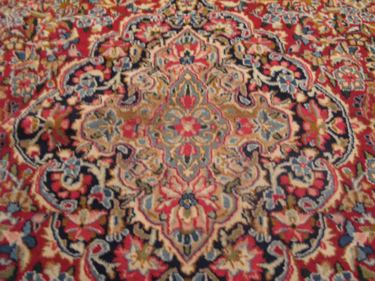 9' 2" x 11' 1" Persian Kerman Rug image 8
