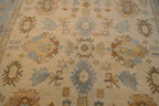 9' 2" x 12' 1" India Oushak Rug image 3