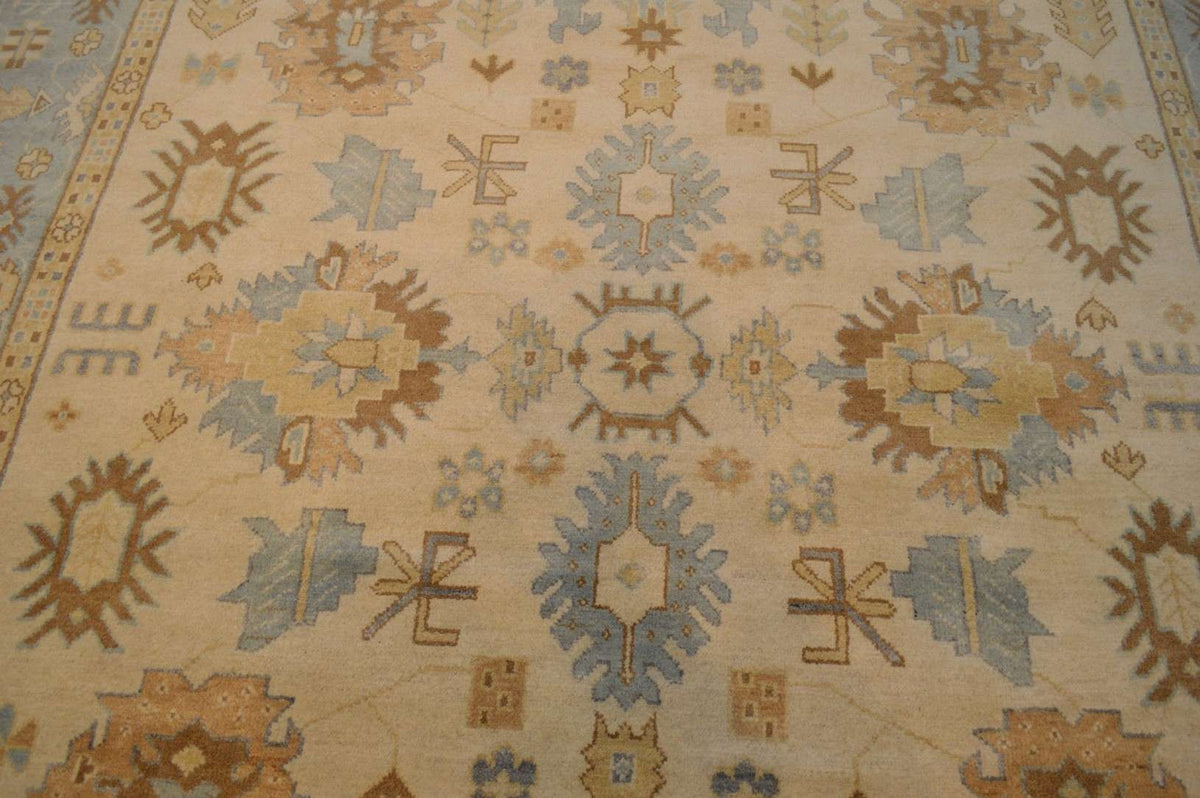 9' 2" x 12' 1" India Oushak Rug image 3