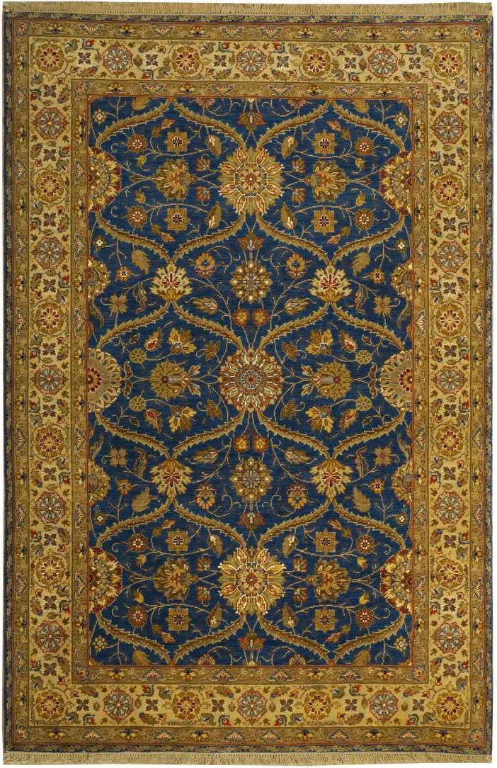 4' 0" x 6' 1" India Agra Rug image 0