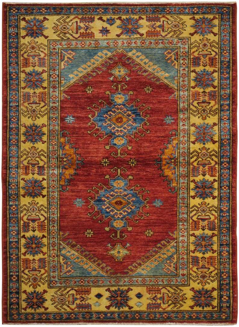 3' 7" x 4' 10" Pakistan Kazak Rug image 0