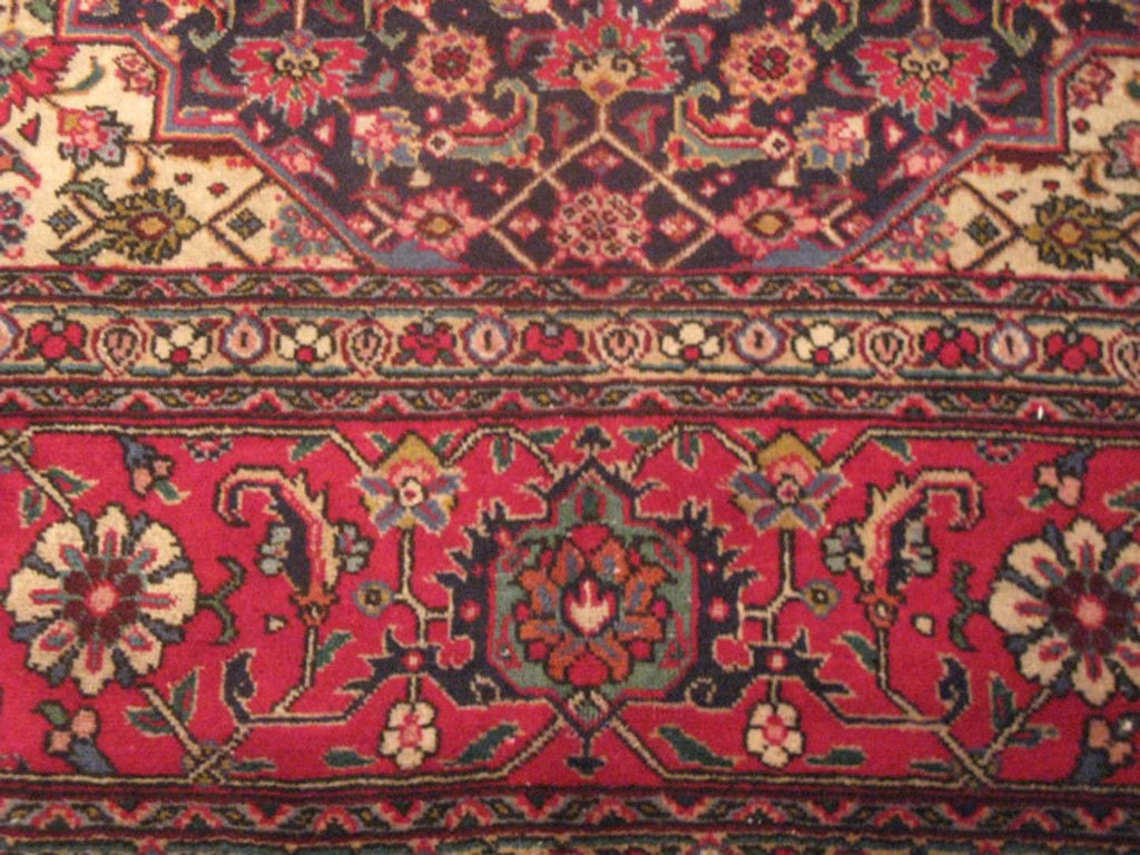 8' 4" x 10' 8" Persian Tabriz Rug image 5