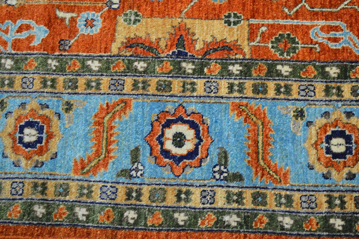 6' 8" x 10' 6" Pakistan Kazak Rug image 1
