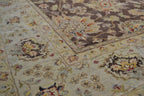 7' 6" x 8' 4" India Sultanabad Square Rug image 6