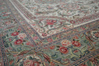 8' 1" x 10' 9" India Tabriz Rug image 6