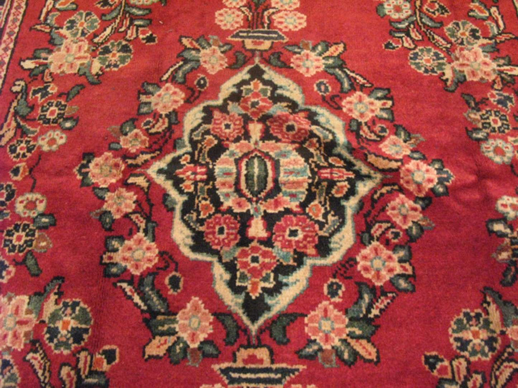 4' 4" x 6' 7" Vintage Sarouk Rug image 6