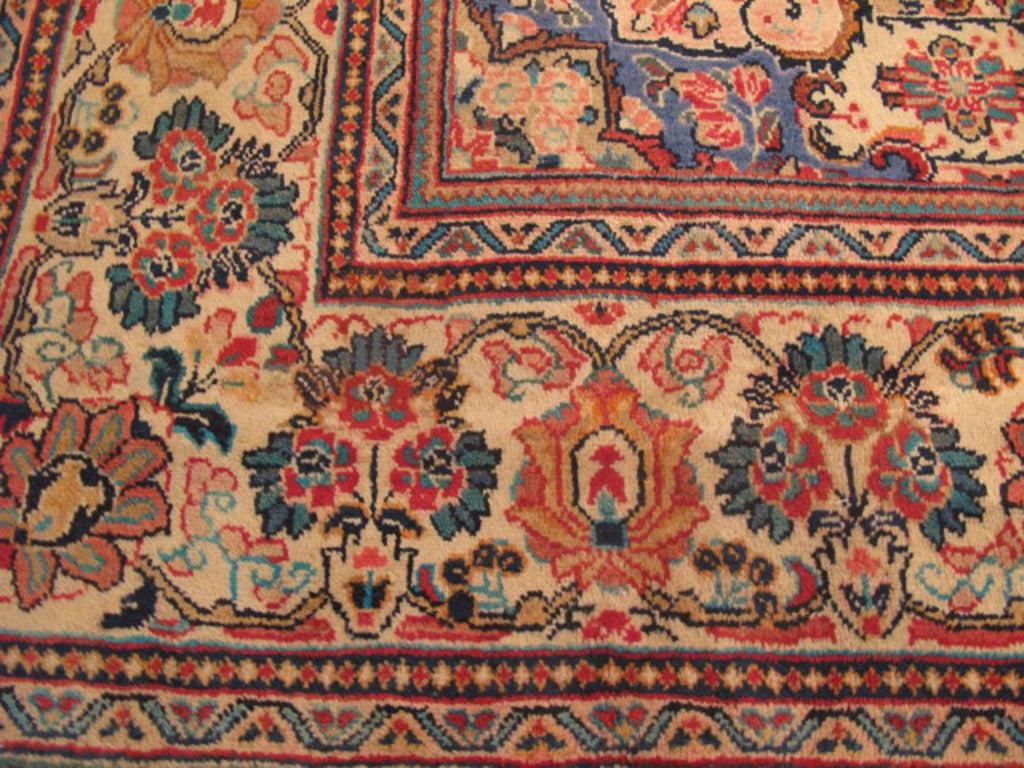 10' 6" x 14' 4" Persian Sarouk Rug image 10