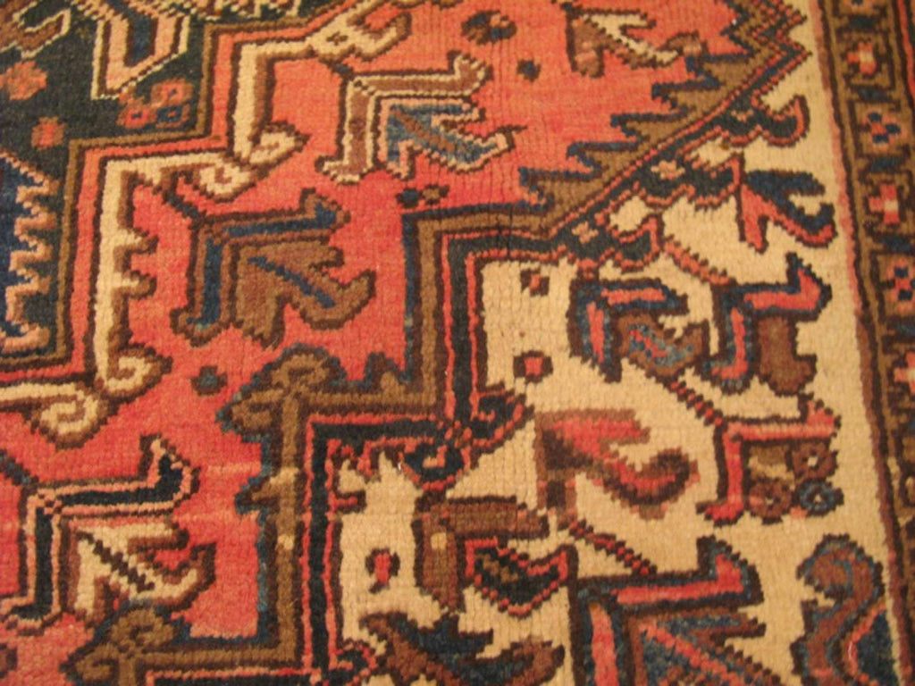 8' 1" x 10' 2" Persian Heriz Rug image 5