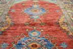 3' 7" x 4' 10" Pakistan Kazak Rug image 4