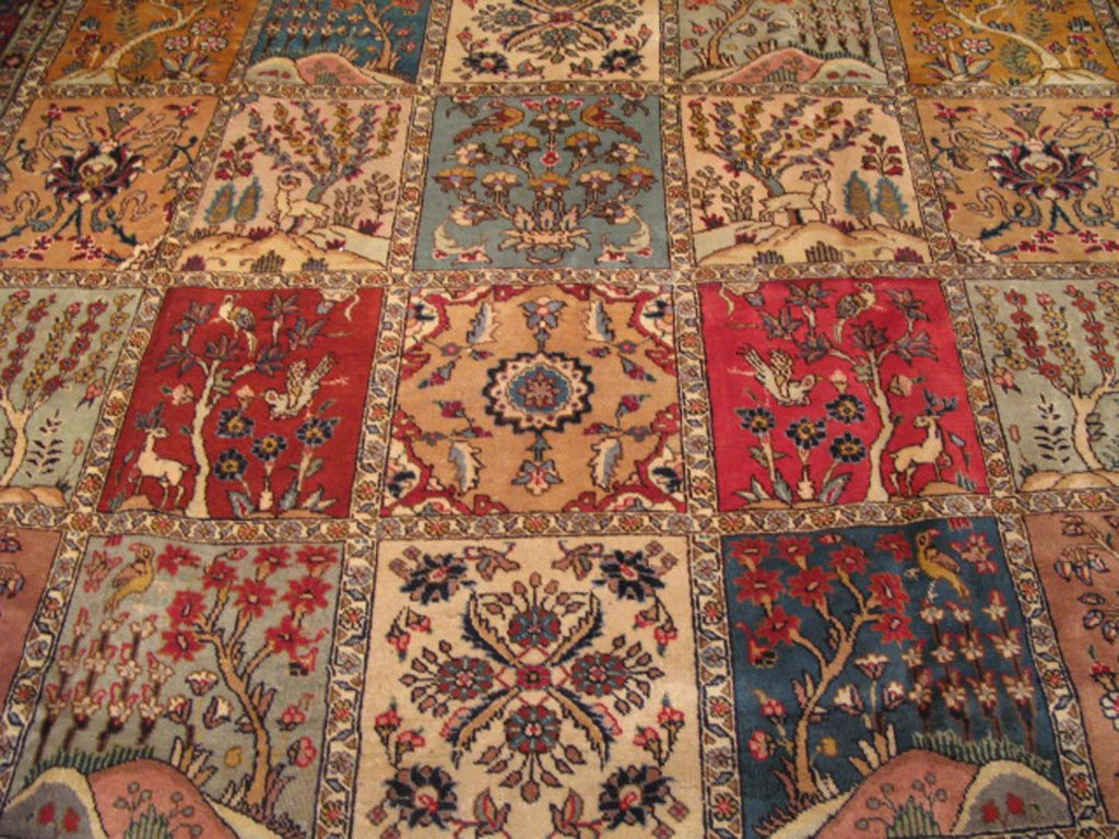 9' 7" x 11' 7" Persian Tabriz Rug image 4