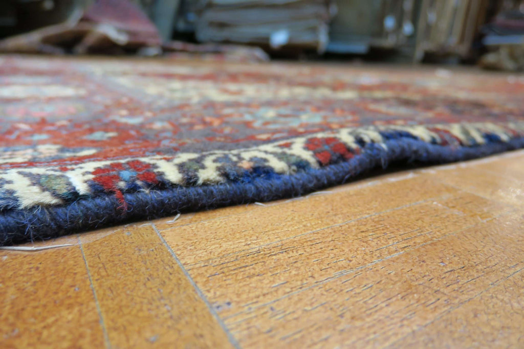 3' 7" x 6' 9" Vintage Zanjan Rug image 9