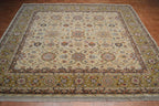 7' 9" x 8' 1" India Agra Rug image 1