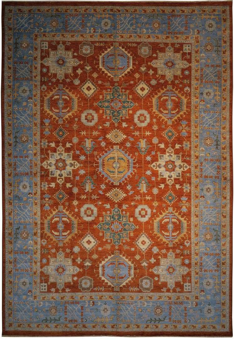 10' 1" x 14' 7" Pakistan Chobi Rug image 0