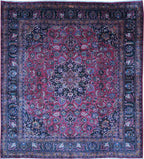 9' 8" x 11' 0" Persian Mashhad Rug image 0