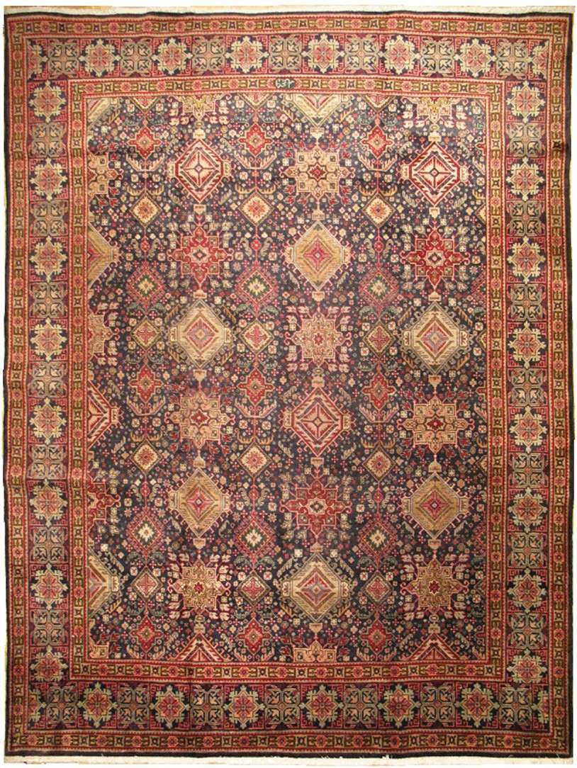 10' 3" x 12' 1" Persian Tabriz Rug image 0