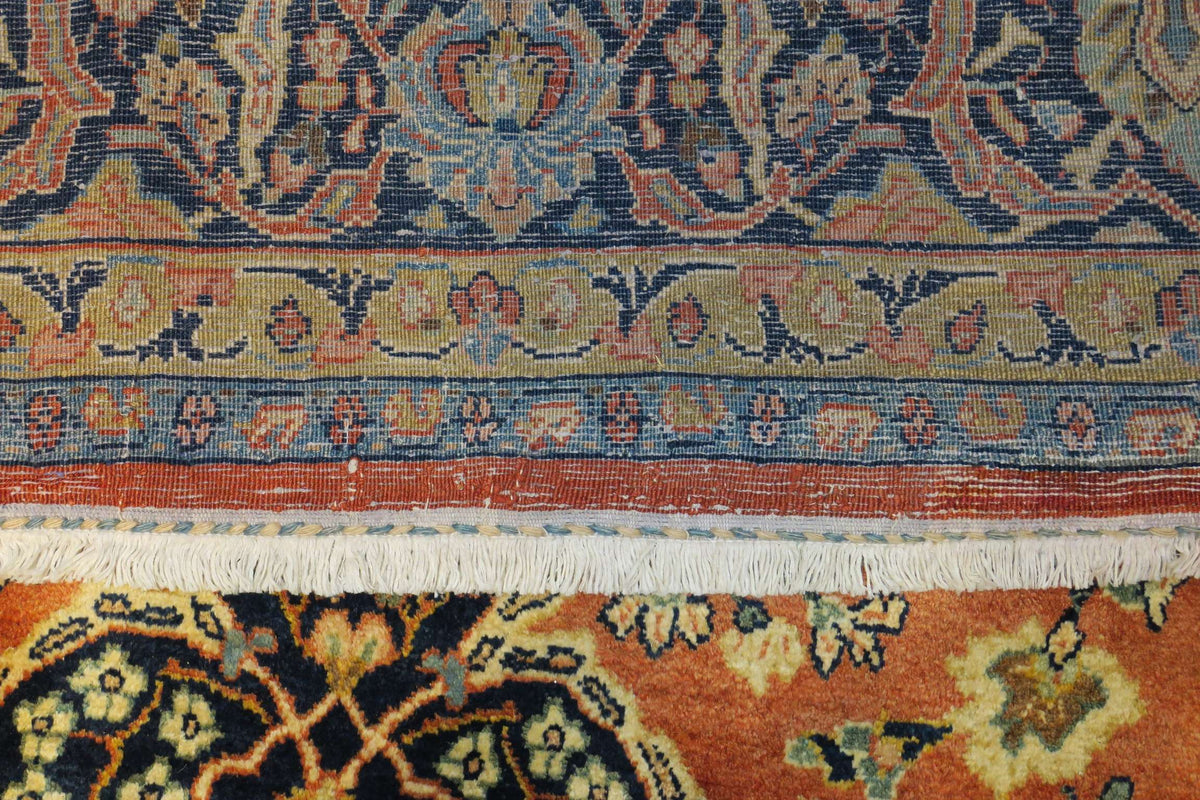 7' 0" x 10' 7" Vintage Sarouk Rug image 9