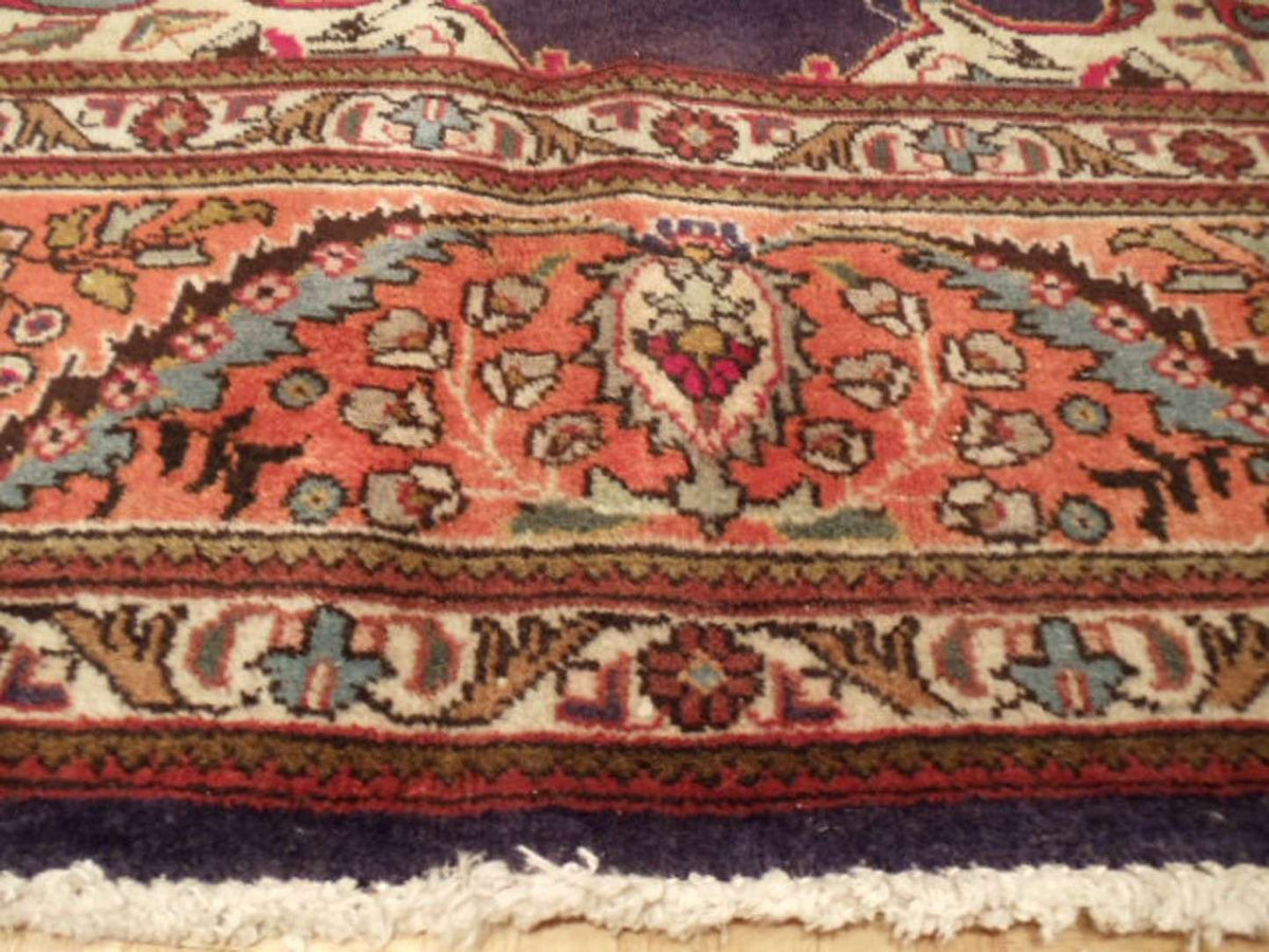 7' 0" x 9' 1" Persian Tabriz Rug image 10