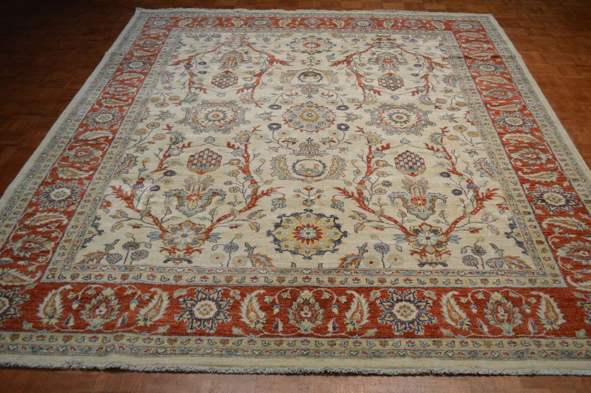 8' 1" x 9' 10" Pakistan Chobi Rug image 1