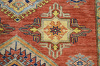 4' 8" x 6' 2" Pakistan Kazak Rug image 5