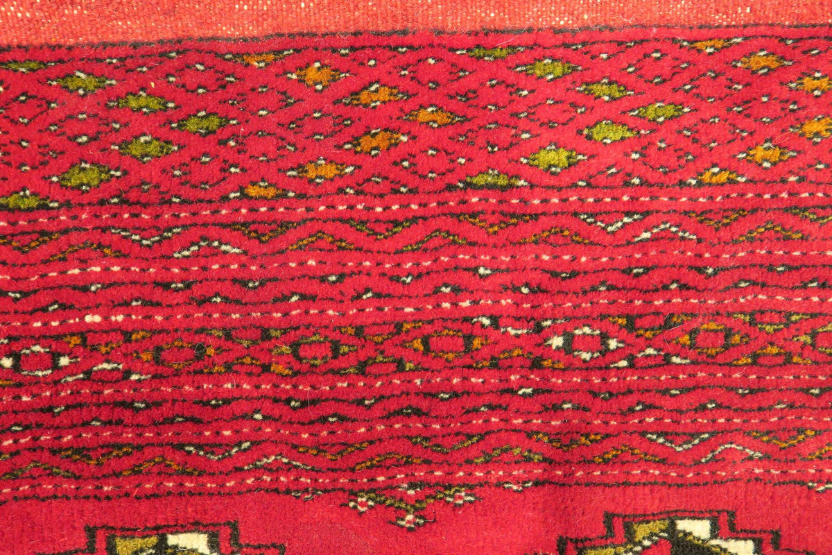 1' 9" x 4' 3" Vintage Turkeman Rug image 4