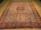 7' 0" x 10' 6" Persian Qum Rug image 1