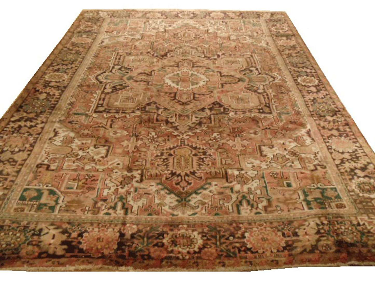 7' 1" x 11' 0" Persian Heriz Rug image 0