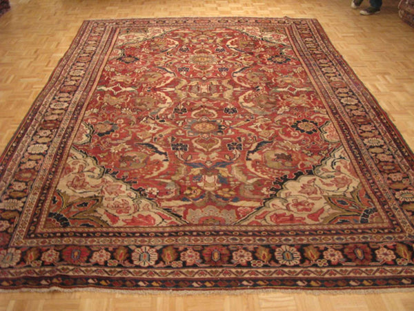 8' 7" x 12' 3" Persian Sultanabad Rug image 1