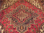 8' 0" x 10' 6" Persian Heriz Rug image 8