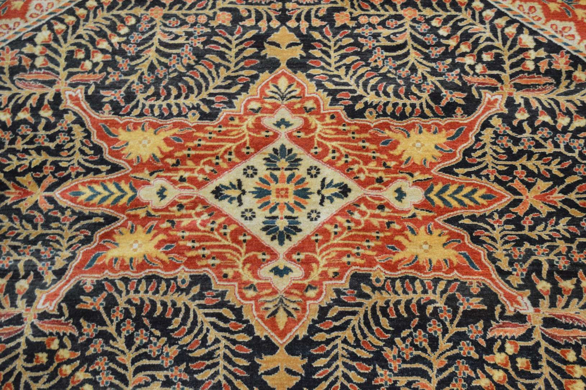 12' 1" x 17' 7" Pakistan Mogul Rug image 7