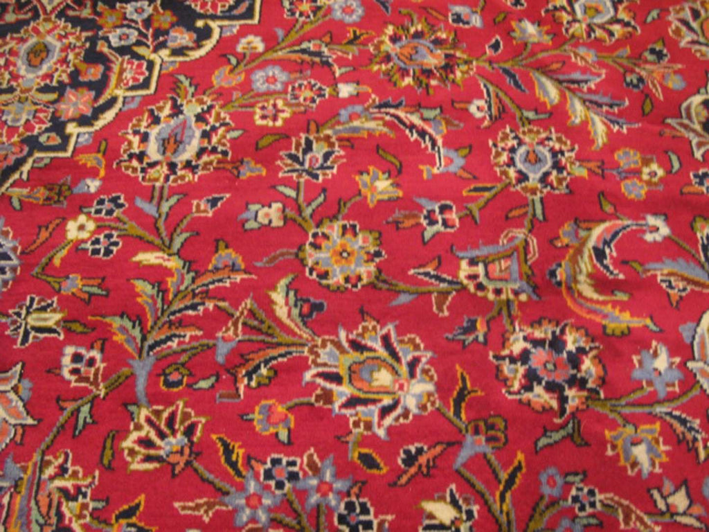 9' 8" x 13' 7" Persian Kashan Rug image 10