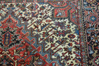 7' 4" x 8' 7" Persian Heriz Rug image 7