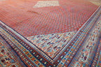 9' 7" x 11' 1" Persian Sarouk Rug image 3
