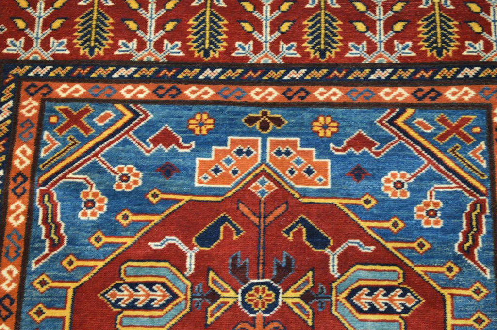 4' 2" x 6' 1" Pakistan Shirvan Rug image 4