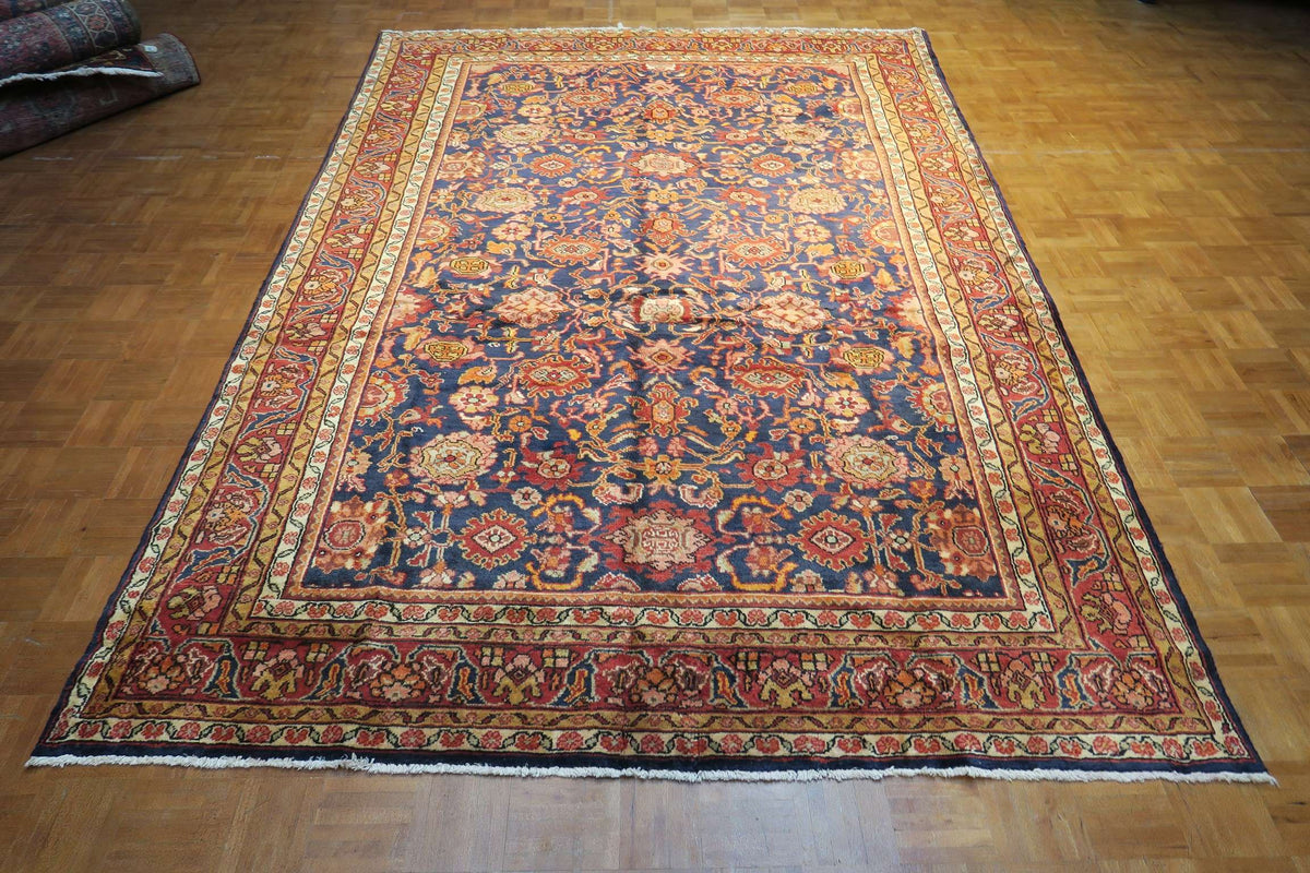 7' 1" x 10' 2" Persian Hamadan Rug image 7