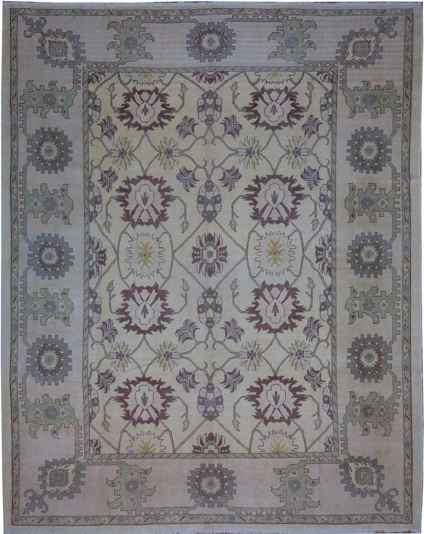 10' 7" x 13' 2" Turkish Oushak Rug image 0