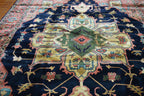10' 0" x 14' 2" India Heriz Rug image 5
