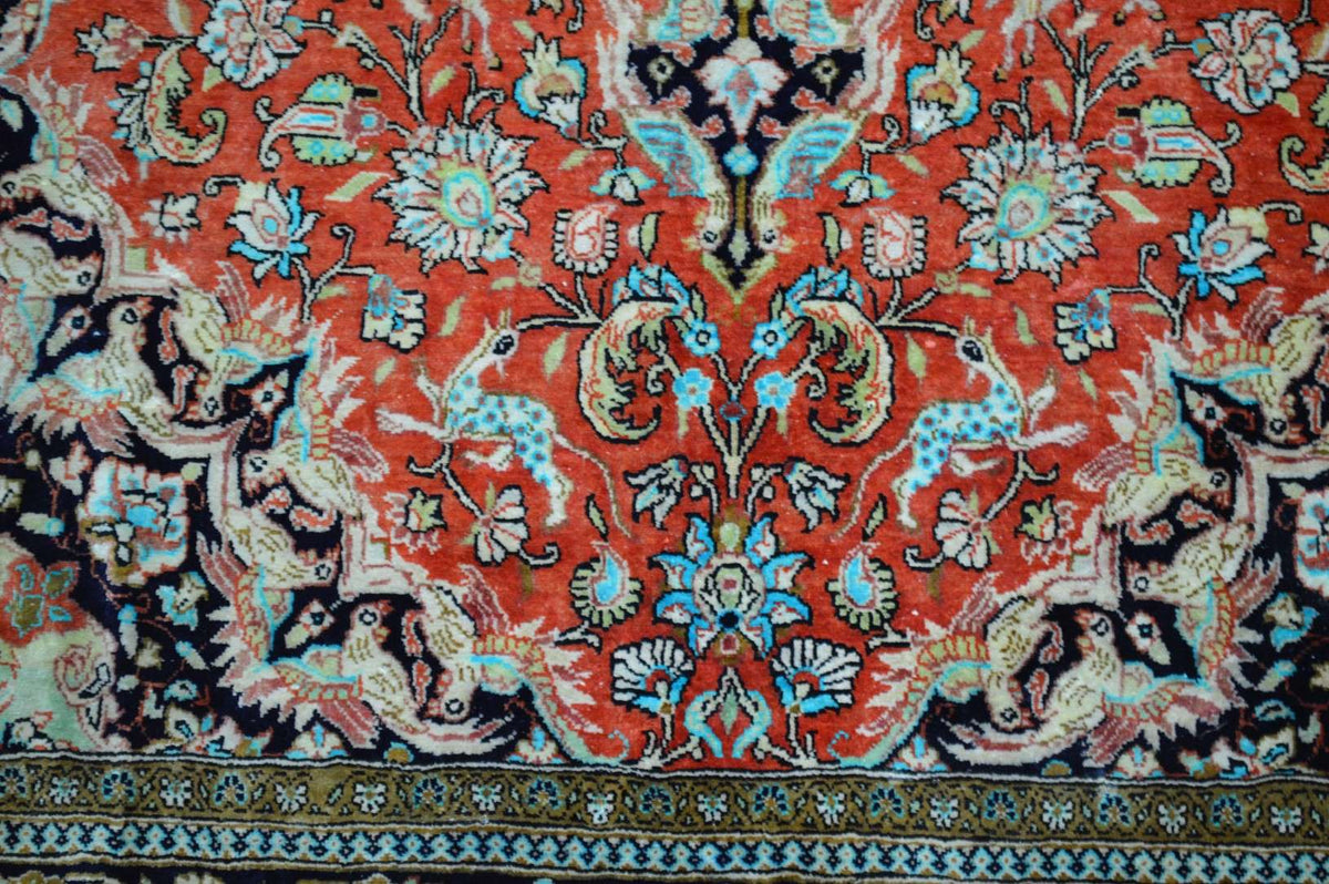 3' 3" x 5' 8" India Kashan Rug image 7