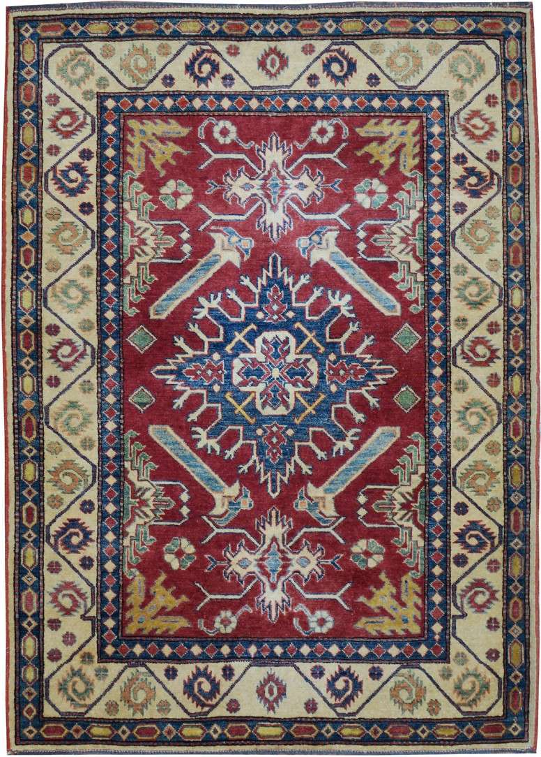 4' 3" x 5' 8" Pakistan Kazak Rug image 0