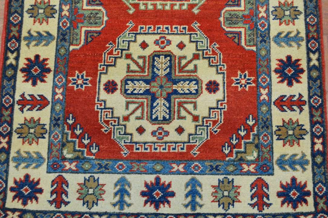 2' 8" x 10' 2" Pakistan Kazak Runner image 7