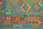 6' 6" x 9' 5" India Kilim Rug image 7