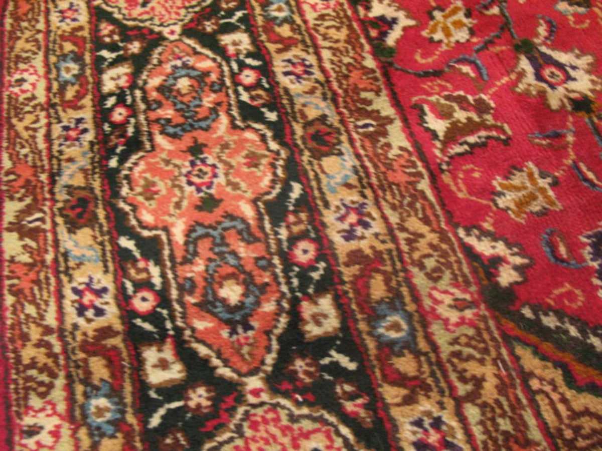 6' 8" x 9' 7" Persian Tabriz Rug image 7