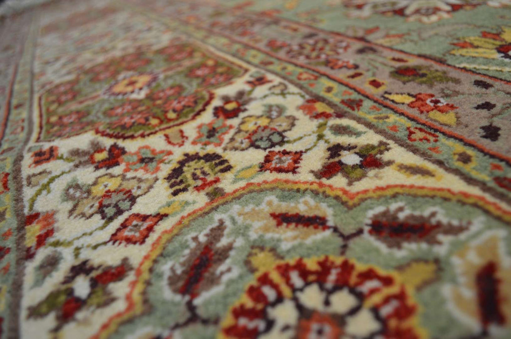 6' 1" x 6' 2" India Agra Square Rug image 5