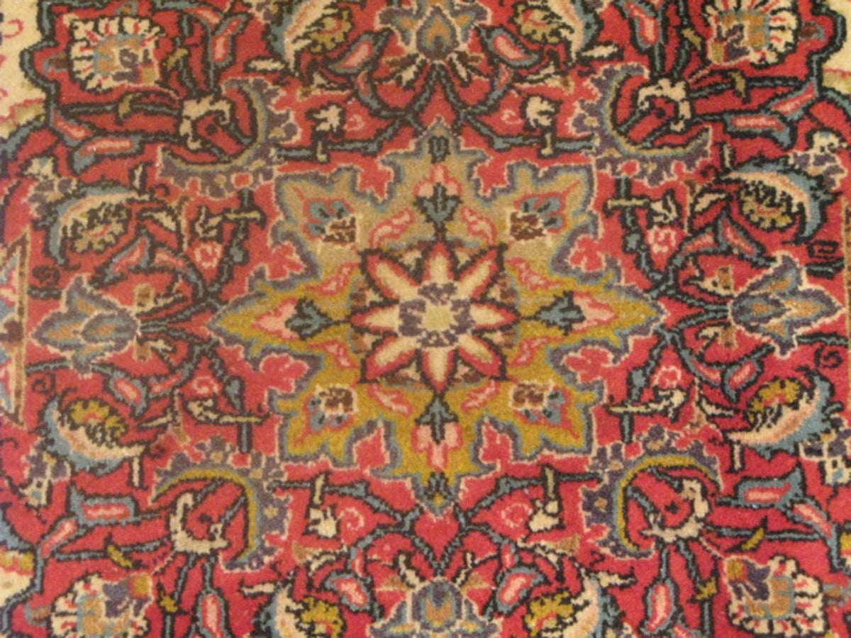 7' 0" x 10' 6" Persian Qum Rug image 4