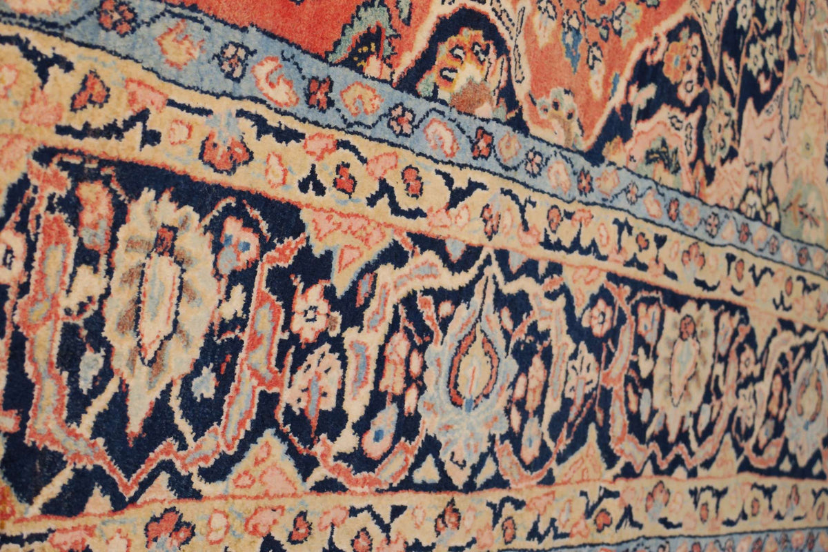7' 0" x 10' 7" Vintage Sarouk Rug image 1