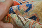 10' 1" x 10' 5" Pakistan Kazak Rug image 10