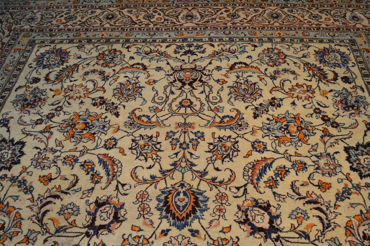 11' 3" x 13' 5" Persian Tabriz Rug image 5