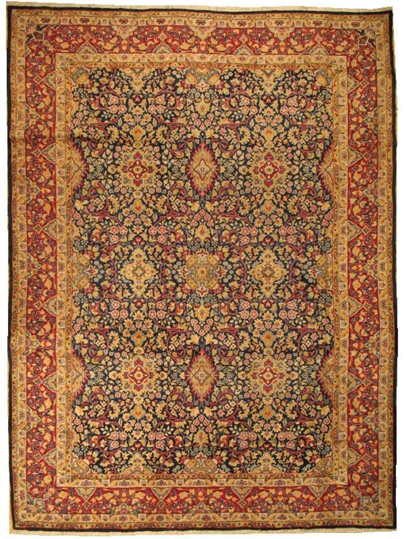 8' 3" x 11' 0" Persian Yaazd Rug image 0