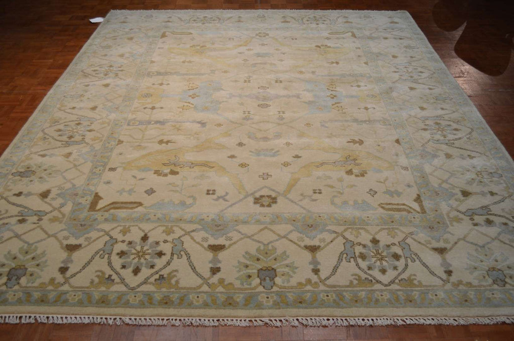9' 2" x 12' 0" India Oushak Rug image 1