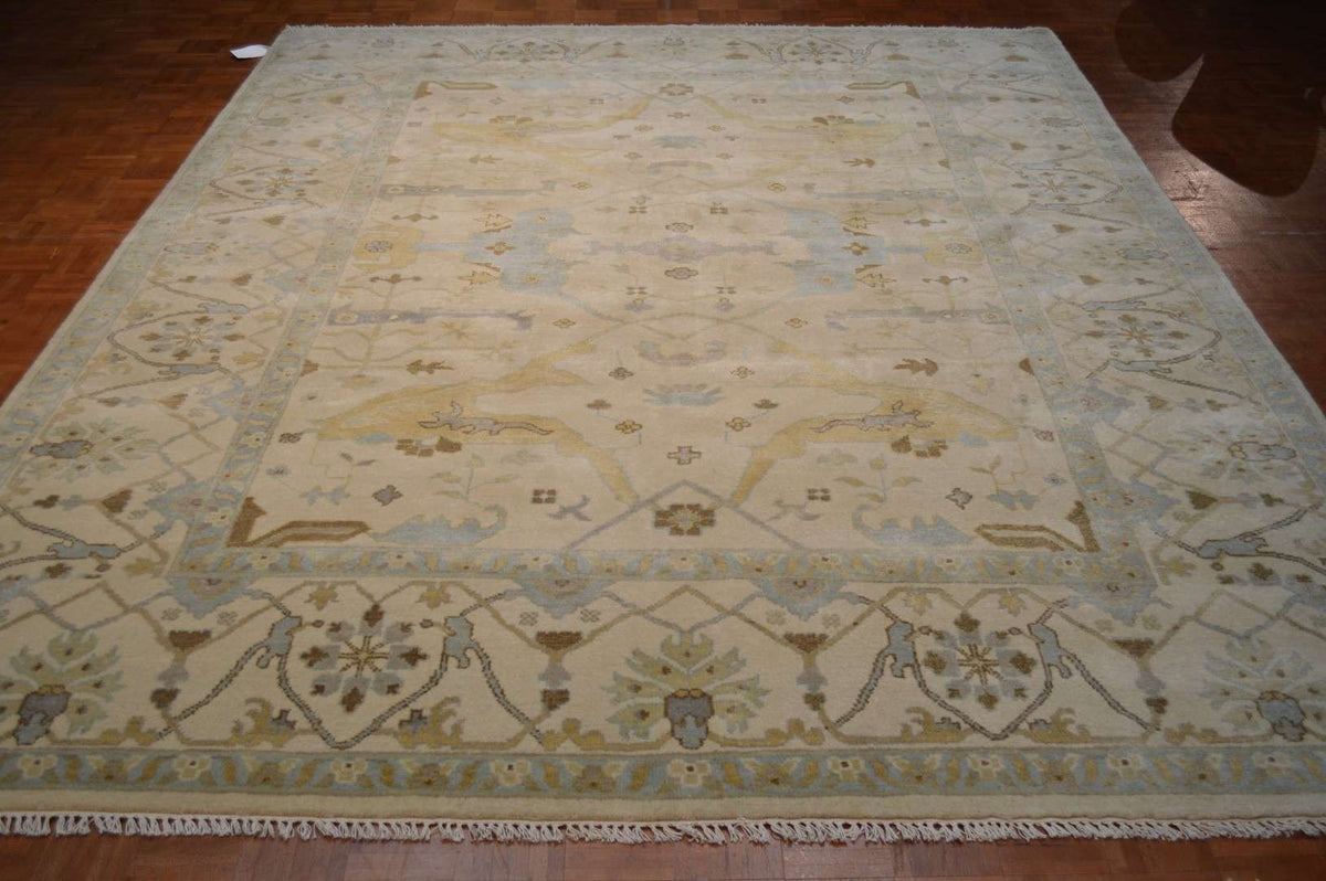 9' 2" x 12' 0" India Oushak Rug image 1