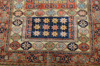 4' 1" x 6' 0" Pakistan Kazak Rug image 6
